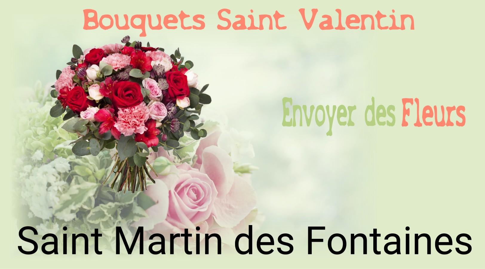 Roses de Saint-Valentin livrées à Saint-Martin-des-Fontaines